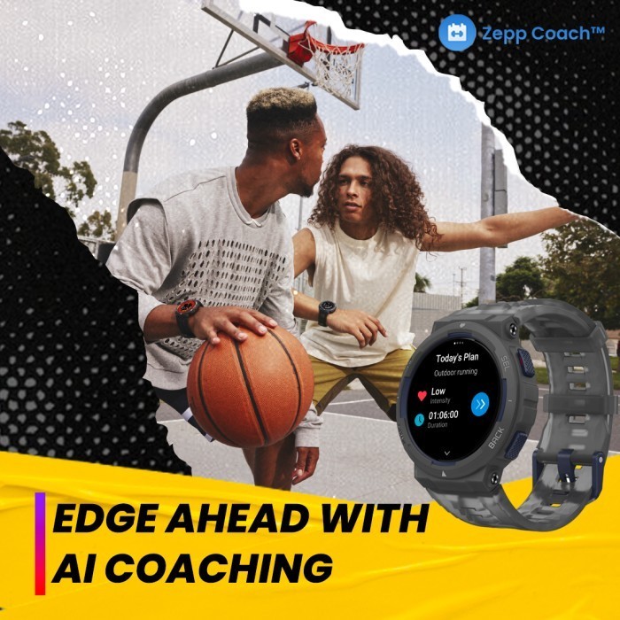 Amazfit Active Edge Smartwatch 10 Atm 5 Gps Stylish Rugged Design