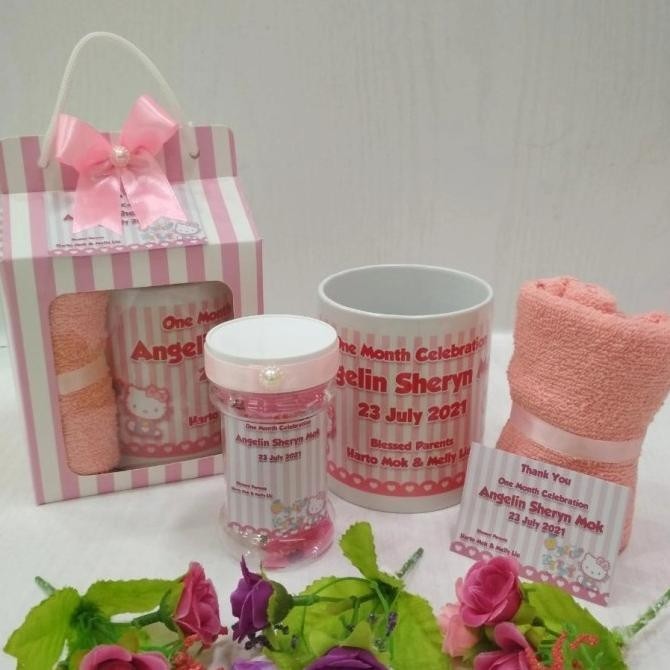 souvenir ulang tahun anak/souvenir custom/hampers ultah/mug custom