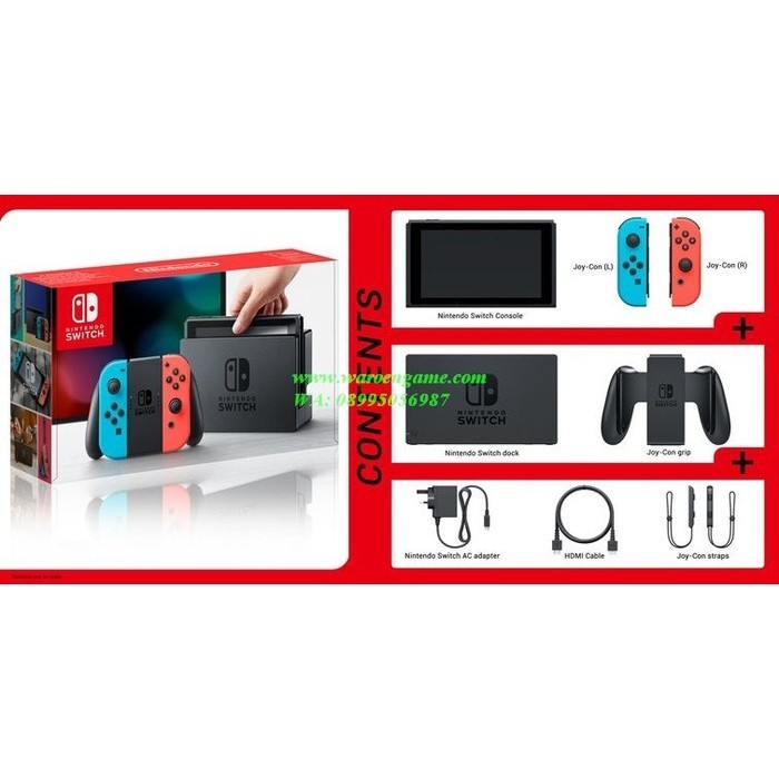 Promo Nintendo Switch Console New Model Hac-001(-01) New Version V2