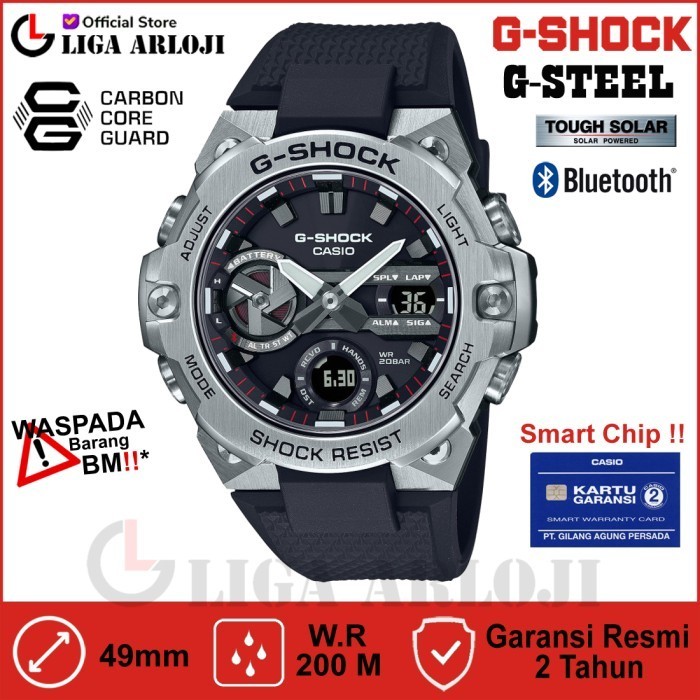 Casio G-Shock Gst-B400-1Adr - Jam Tangan Pria - G-Steel - Rubber