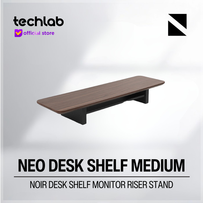 

Noir Neo Desk Shelf Monitor Stand Riser Meja / Setup - Medium