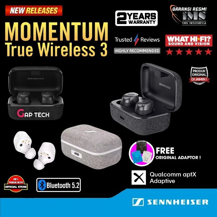Sennheiser Momentum True Wireless 3 / Tws 3 Flagship Nc Tws Original