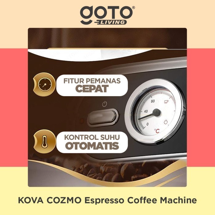 Kova Cozmo Mesin Pembuat Kopi Espresso Coffee Maker Espreso Machine