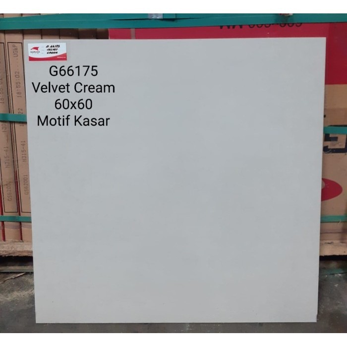 Ready Granit Garuda G66175 Velvet Cream 60X60 Material Bangunan