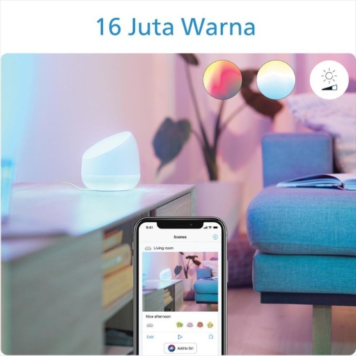 Philips Wifi Bluetooth Portable Smart Led Squire Table Lamp