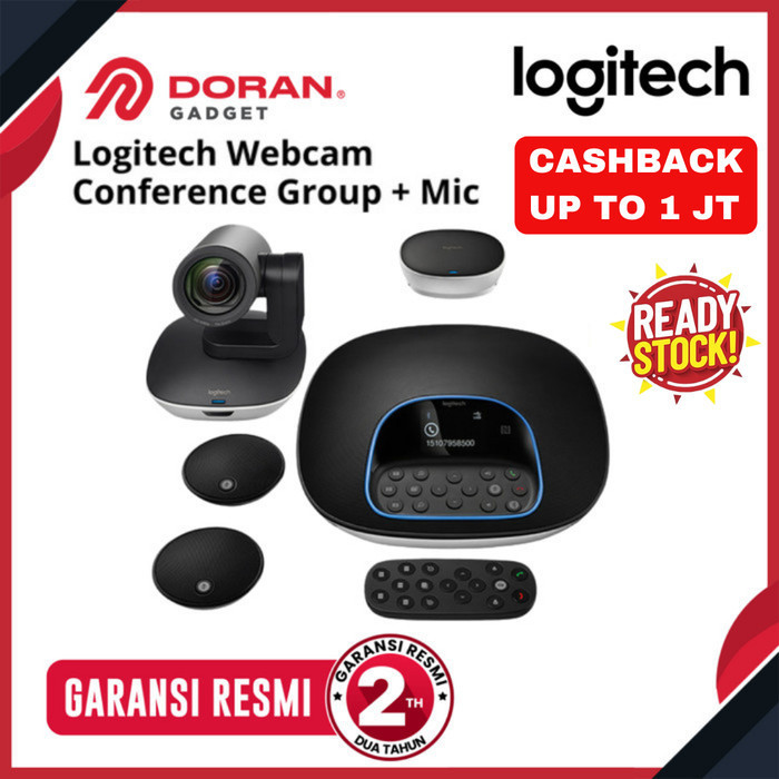 Logitech Group Video Conference Bundling With Expansions Mic - Garansi