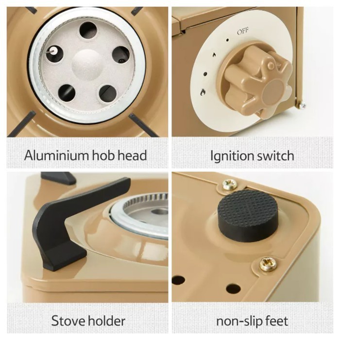 Kompor Portable Serbaguna Naturehike Cnh22Cj008 Mini Cassette Stove