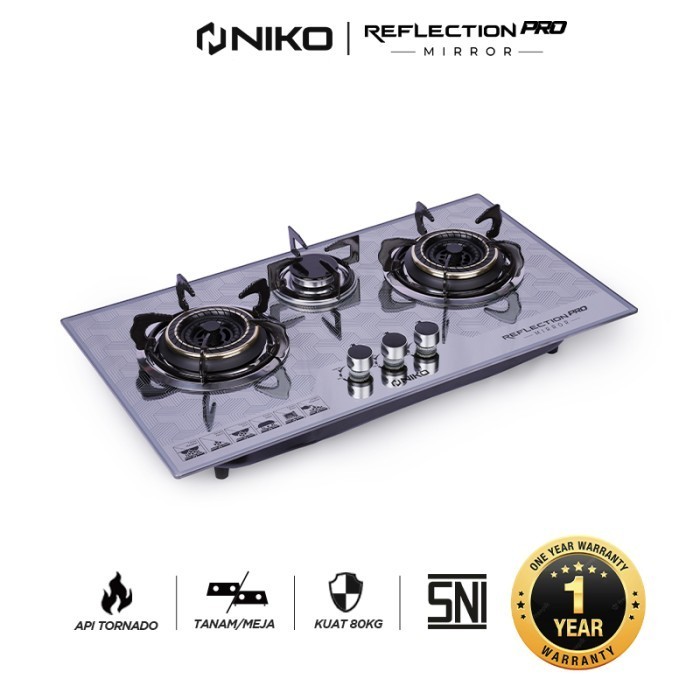 Kompor Gas Tanam Niko Reflection Pro Mirror