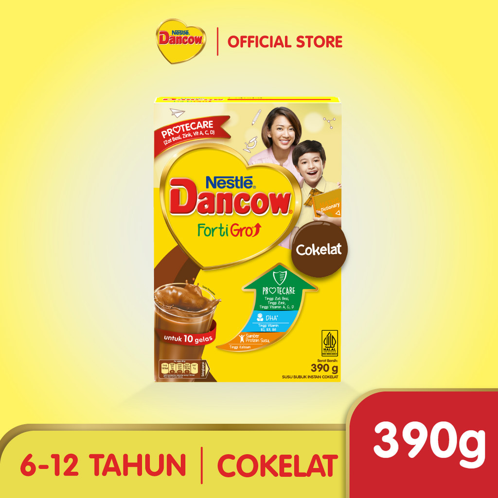 

DANCOW Fortigro Coklat Susu Bubuk Susu Anak 390g