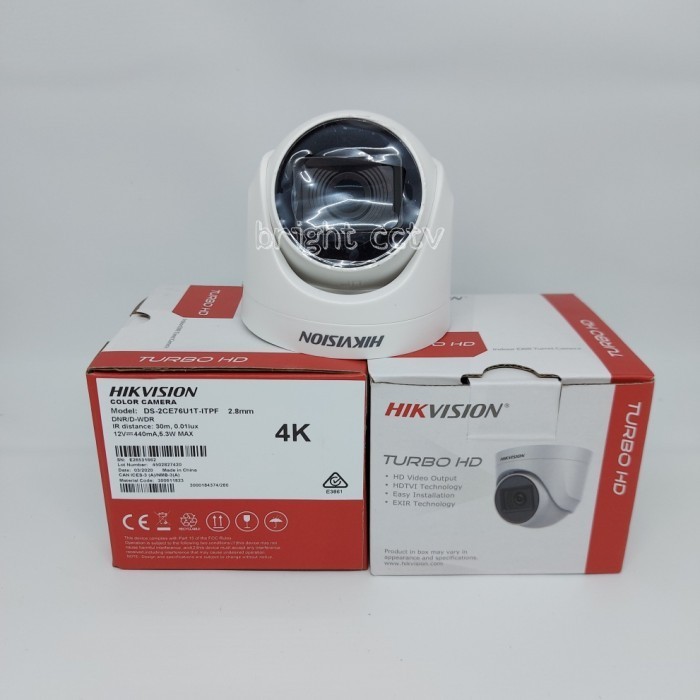 Paket Cctv Hikvision 8Mp 4 Channel 2 Camera