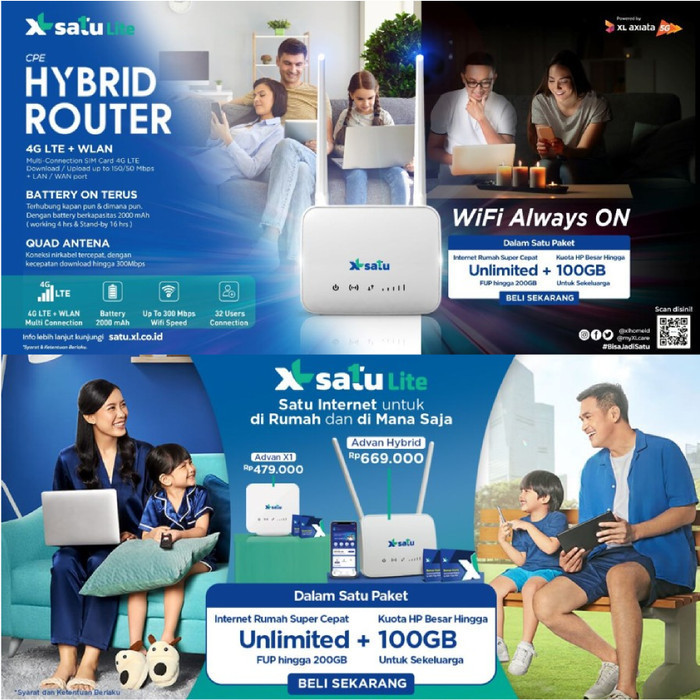 Advan Hybrid Unlock Modem Router Wifi Xl Lite Internet Unlimited