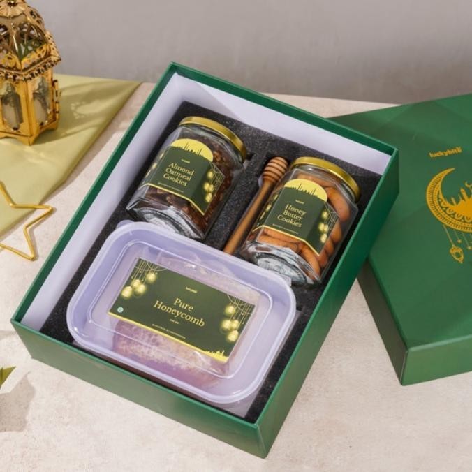 

P19A Hampers Lebaran / Parcel Lebaran - PREMIUM HARD BOX - LUCKYBITE