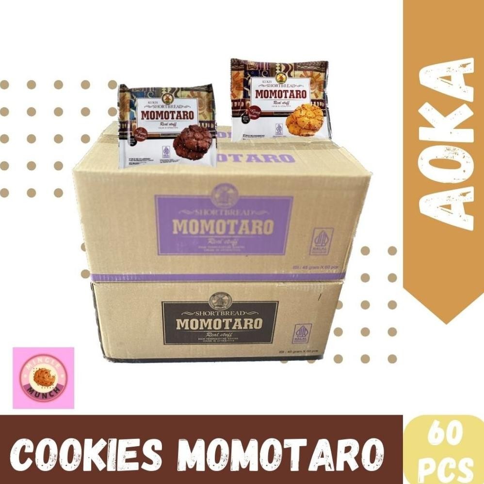 

Siap Kirim >>> 1 Karton Cookies Momotaro Aoka Shortbread 60Pcs
