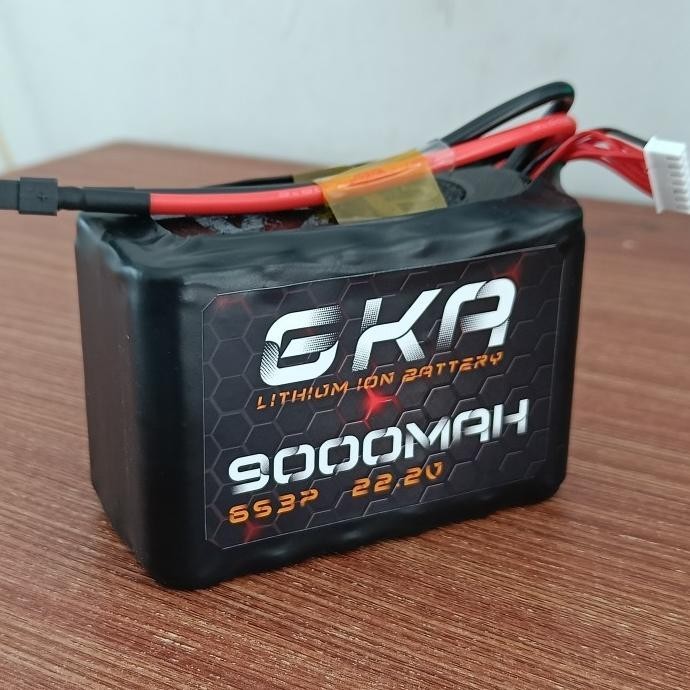 GKA Li-Ion Liion Battery batre 6S 6S3P 22.2V 9000mAh Drone FPV 100A
