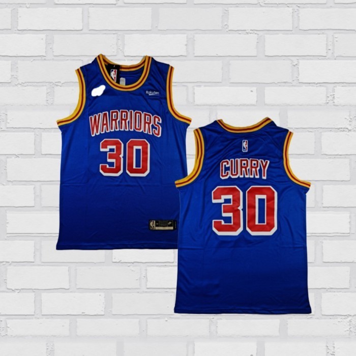 Baju Jersey Basket Swingman Nba Steph Curry Warriors Nba 75Th Series