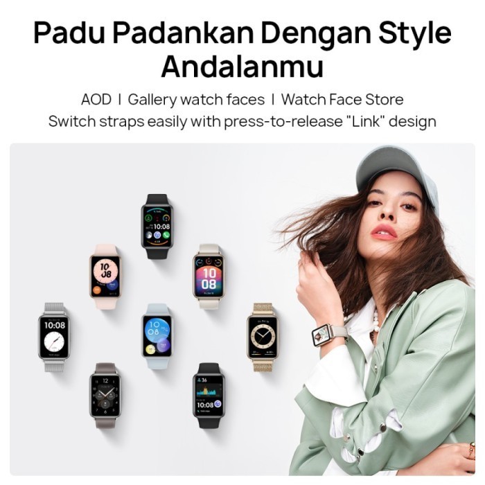 Huawei Watch Fit 2 Classic Edition Original Garansi 12 Bulan