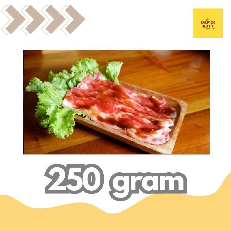 

BEEF SLICE MARINASI 250 GRAM