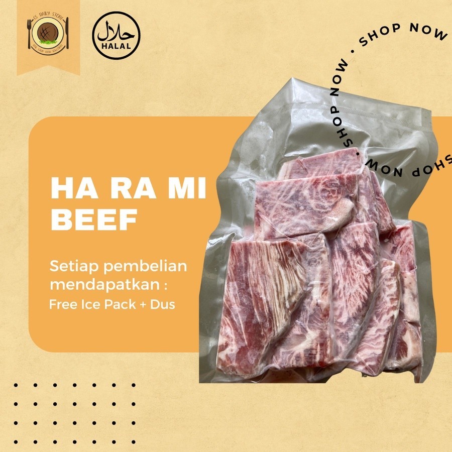 

Ha - Ra - Mi Beef By Csdailystore / Daging Yakiniku Meltique / Harami -Gratisongkir