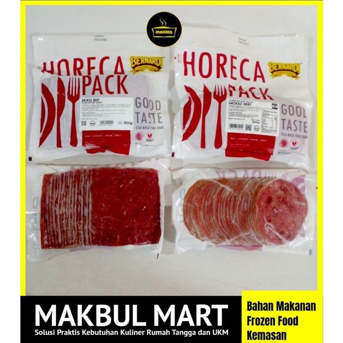 

Bernardi Smoked Beef Kotak, Bulat 500Gr -Gratisongkir