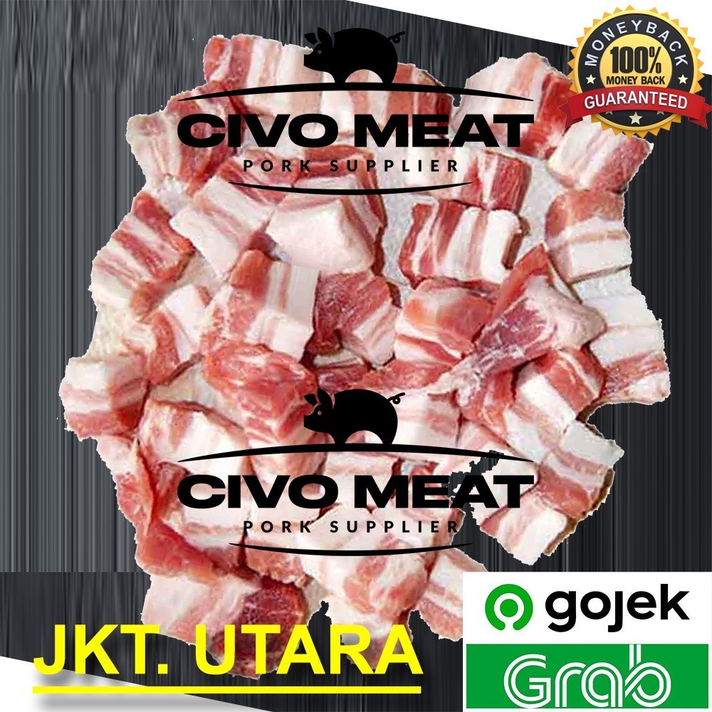 

Samcan Babi Kecap / Pork Belly Mentah Potong Babi Kecap 500G -Gratisongkir