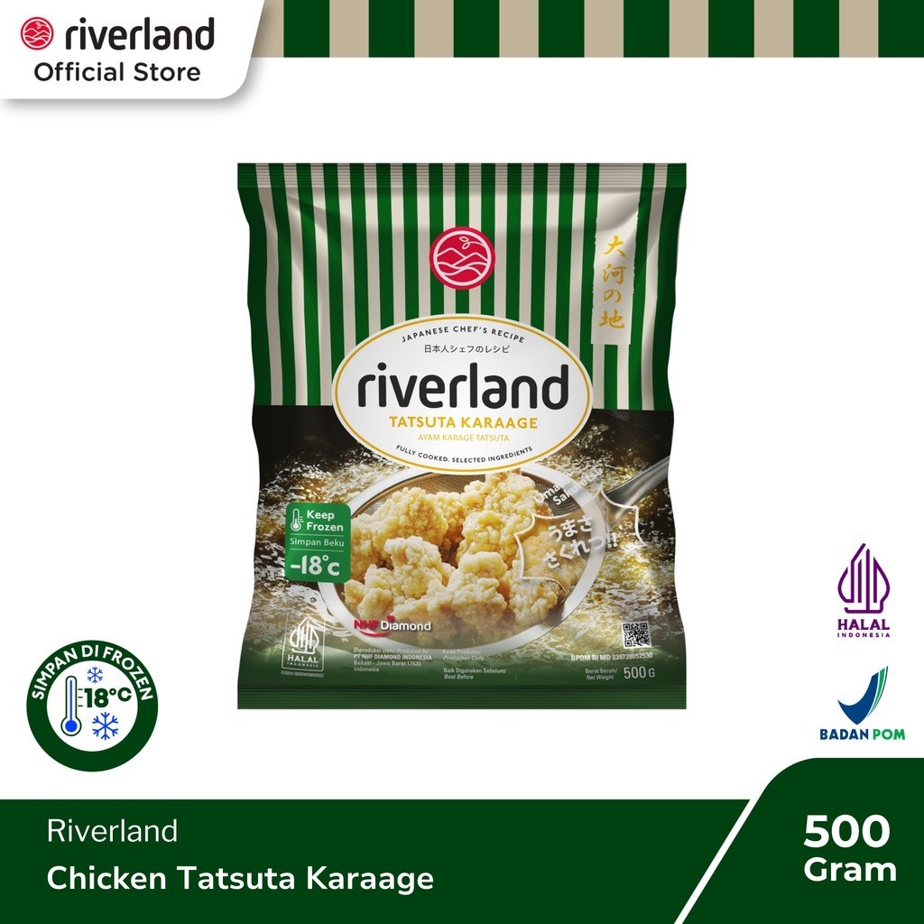 

Riverland Chicken Tatsuta Karaage 500 Gr -Gratisongkir