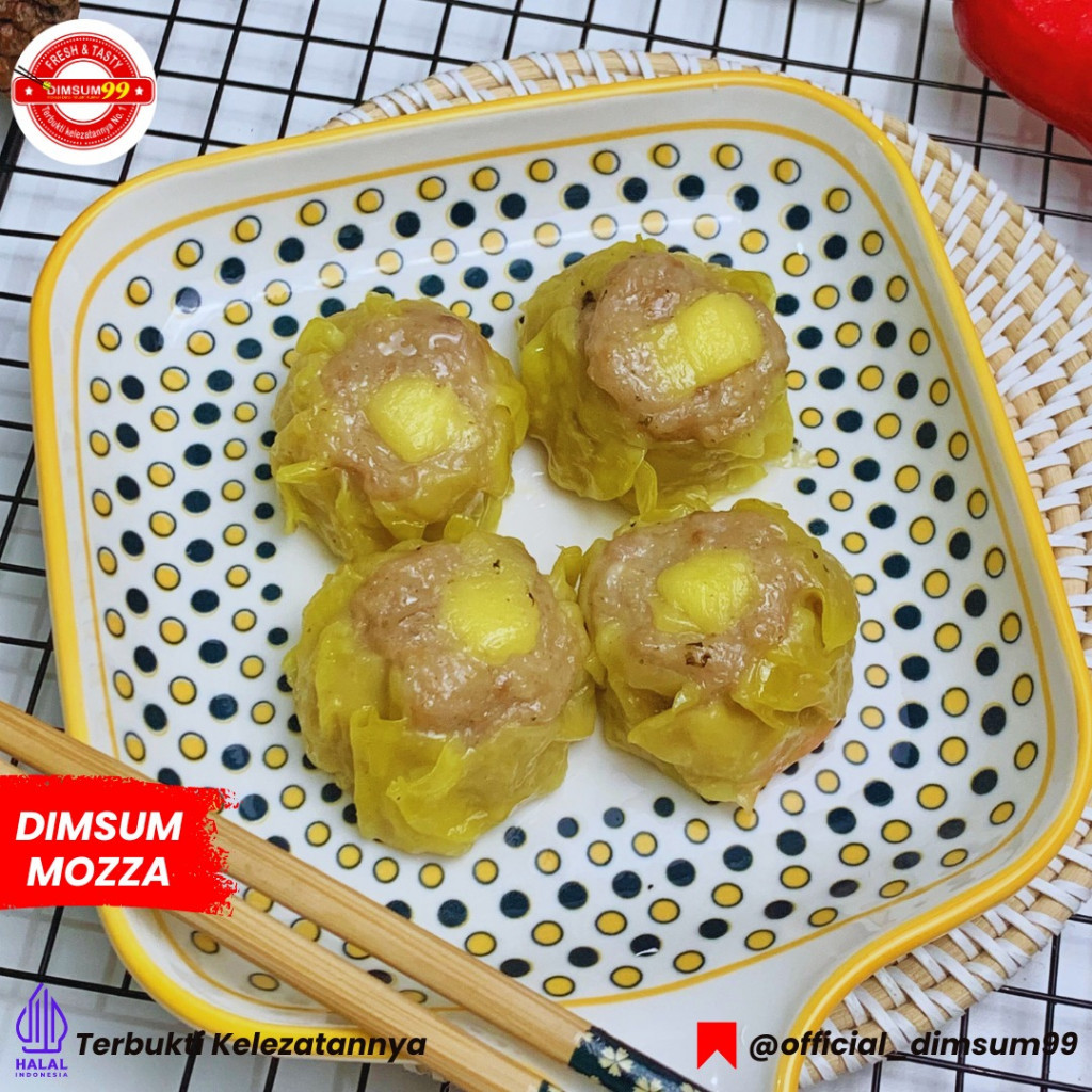 

Terlaris Dimsum Frozen Mozzarella Lumer Premium & Halal Isi 25 Pcs / Gratis Saus Merah & Lada Hitam