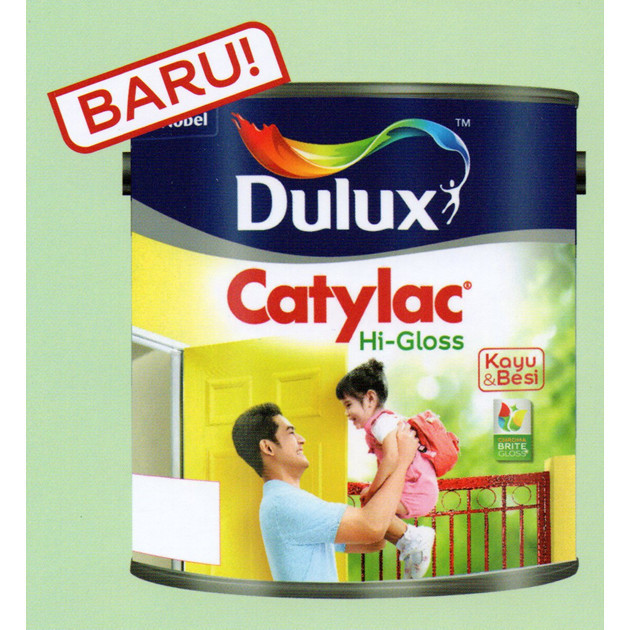 CAT MINYAK DULUX CATYLAC HI GLOSS PUTIH 1501 (1 KG)