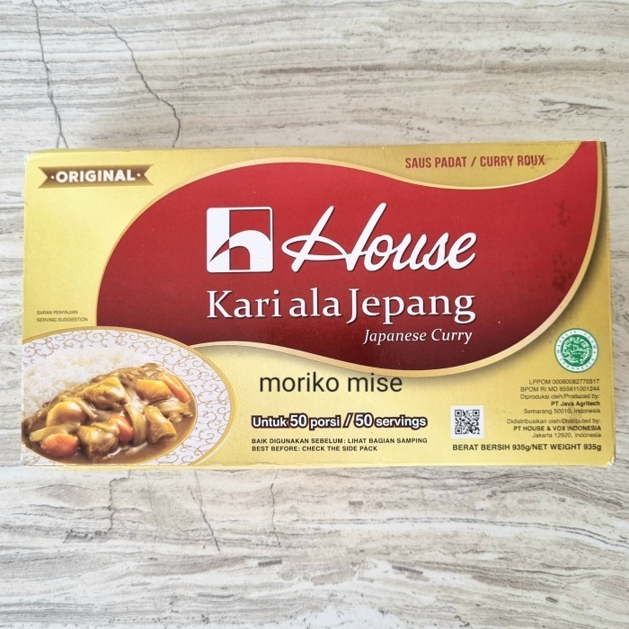 

Curry House Jepang 1 Kg / Bumbu Kare Kari Jepang / Curry Roux 935 Gr