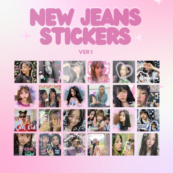 

[90Pcs] New Jeans Love Mail Sticker Frebiess Sticker Deco Kpop