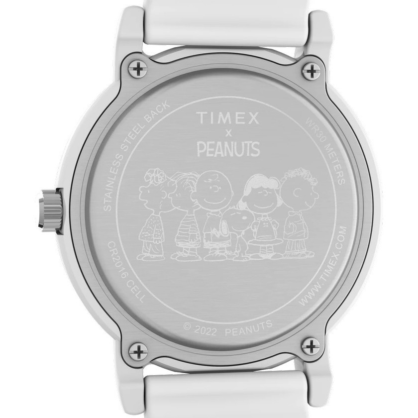 Timex Tw2V77600 Peanuts Snoopy Rainbow Paint Jam Tangan Wanita Analog