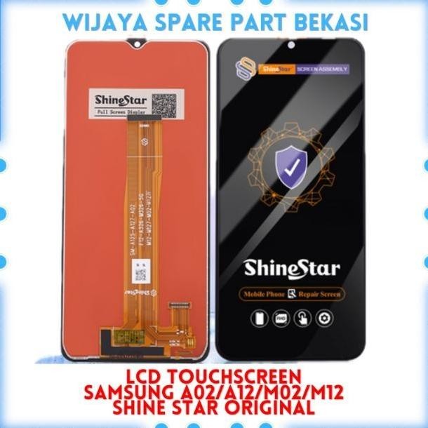 Ready Lcd Touchsreeen Samsung A02/A12/A32 5G/M02/M12 Shine Star Black Sparepart Hp