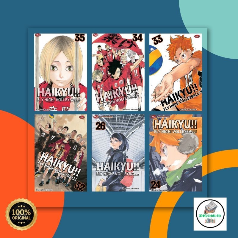 Manga Haikyuu Original Segel Bahasa Indonesia