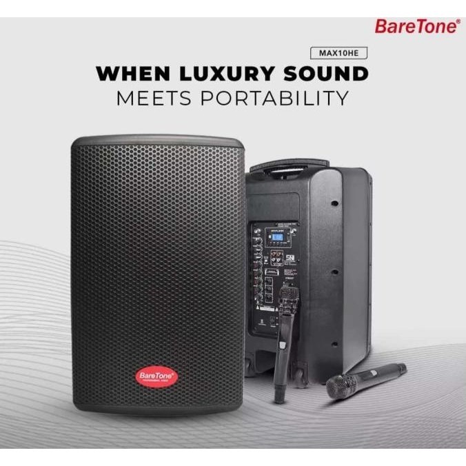 Best Price | Speaker Baretone 10 Inch Max10He / Max-10He /Max 10 He Bluetooth Tws