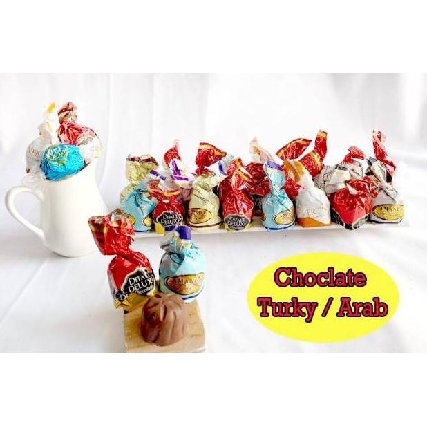 

LANGSUNG KIRIMM COKLAT TURKEY MIX 1KG / COKLAT ARAB / OLEH OLEH HAJI UMROH