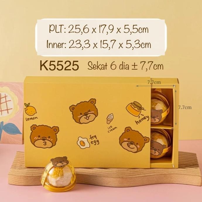 

Terbaru K5525 Kotak Kue Nastar/ Mooncake/ Cookies/ Pia (K90/ K55) Original