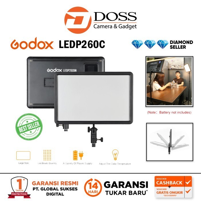 Godox Led 260C / Godox LED260 C / Godox LED P260 C / Godox LEDP260C