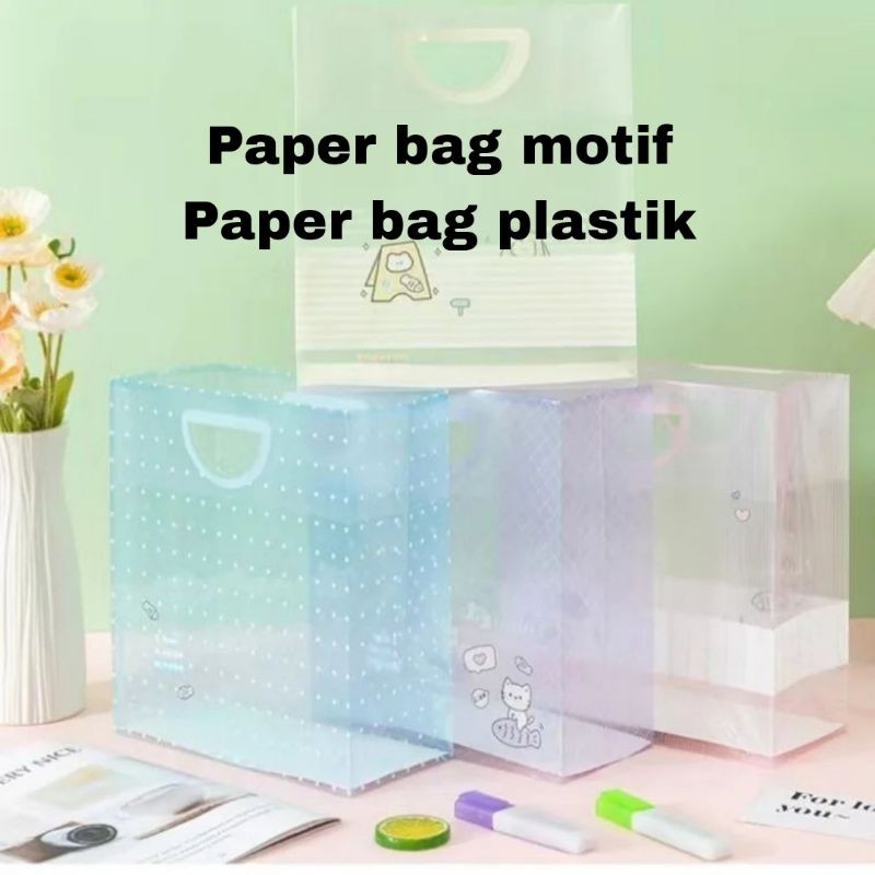 

PAPER BAG GOODIE BAG PLASTIK MOTIF MURAH CANTIK