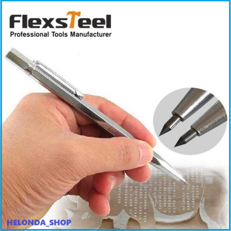 

Promo Flexsteel Pena Ukir Metal Engraving Scriber Tungsten Silver SEBELUM KEHABISAN