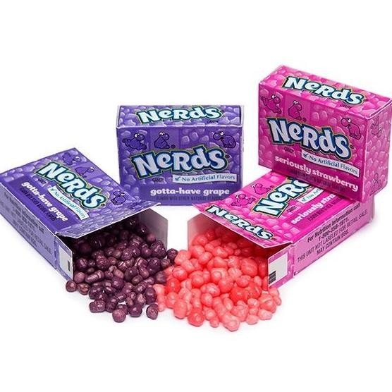 

NERDS candy permen 2 rasa tanpa pewarna buatan impor USA 46,7 gr