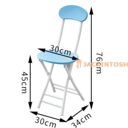 TERBARU Kursi Bangku Lipat Portable Kayu Busa Frame Besi Berkualitas