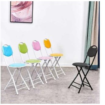 Kursi Lipat / Kursi Belajar / Kursi Santai / Kursi Cafe Makan - putih busa