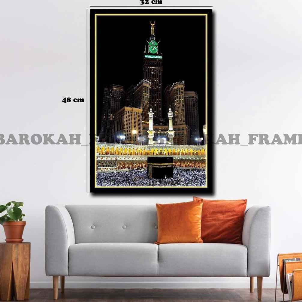 Free Ongkir Pintu Kabah Makam nabi Mekah Mekkah Foto Gambar Poster Bingkai Dll 32x48cm ||