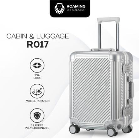 R017 Roaming koper kabin & bagasi Polycarbonite