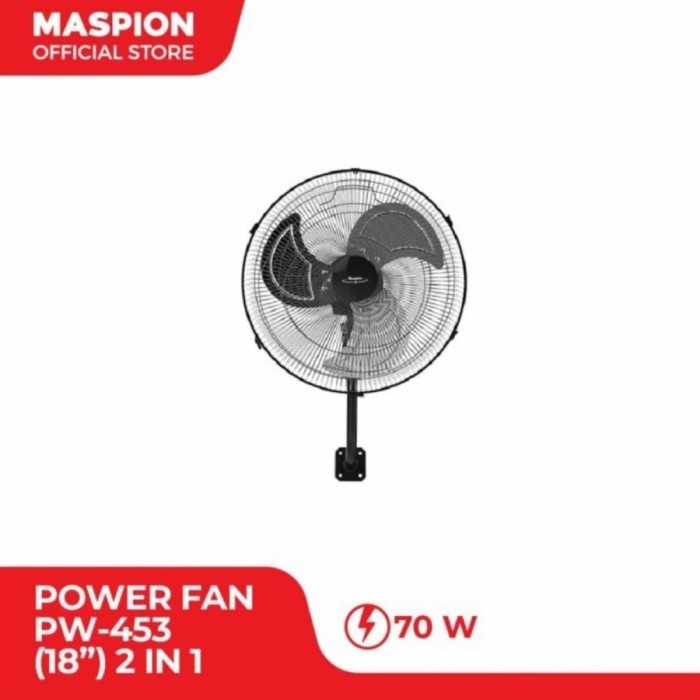 Kipas Angin Maspion Pw-453 Pw453 3 In 1 18 Inch