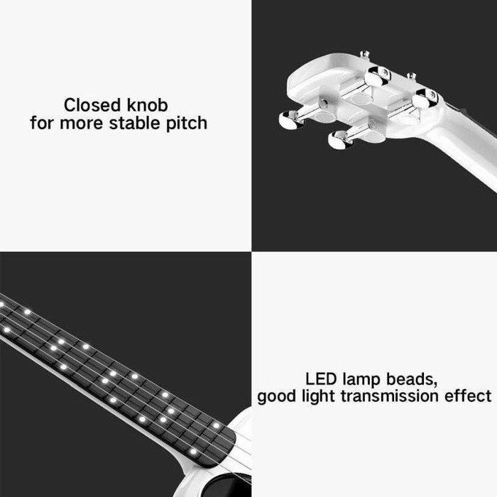 Populele 2 23 Inch With Led Bluetooth Usb - Smart Ukulele