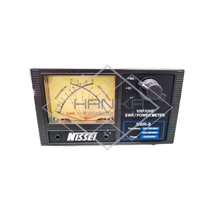 Nissei Swr-8 Swr Power Meter Dualband Vhf 140-160 Uhf 420460 200W Swr8