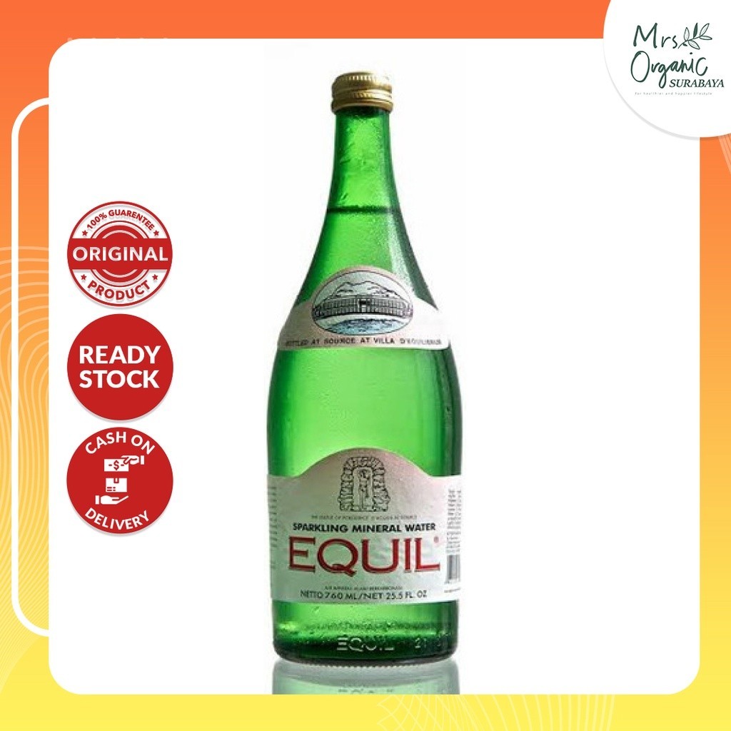 Air Mineral Kemasan Sparkling Mineral Water EQUIL 760 ML