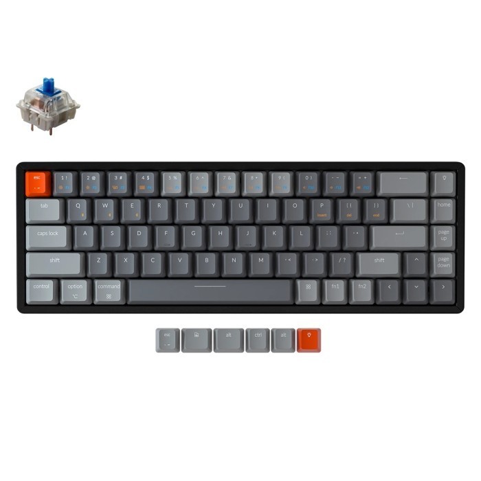 Keychron K6 Hot-Swappable Rgb Backlight Aluminum Frame Keyboard