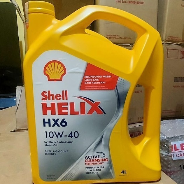 OLI MOBIL SHELL HELIX HX6 10W-40 100% ORIGINAL