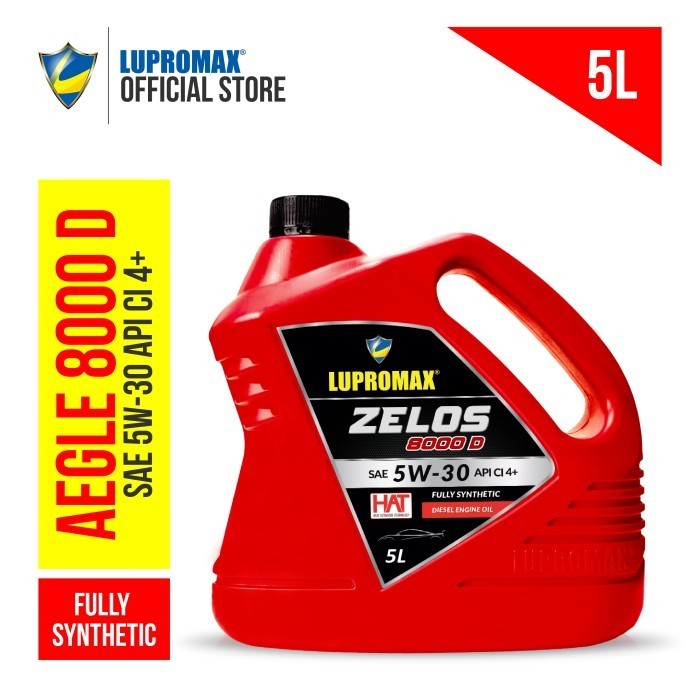 LUPROMAX ZELOS 8000 D 5W-30 OLI MOBIL DIESEL FULLY SINTETIK - 5 LITER